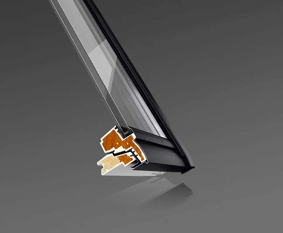 Fenêtre de toit à projection VELUX Confort Everfinish - polyuréthane L. 114 x H. 118 cm (GPU 0076 SK06)