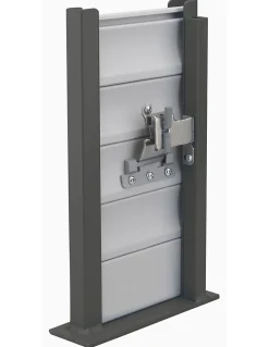 Ferme volet roulant, anti-soulèvement, inox, 67x71mm, 2 pièces - THIRARD