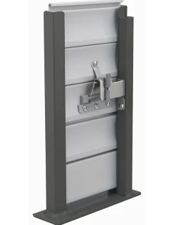 Ferme volet roulant, anti-soulèvement, inox, 67x71mm, 2 pièces - THIRARD