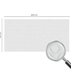 Film décoratif pour vitre Wallfluent 200x100 cm décoratif vitrail Formes Géométriques 1 rol.