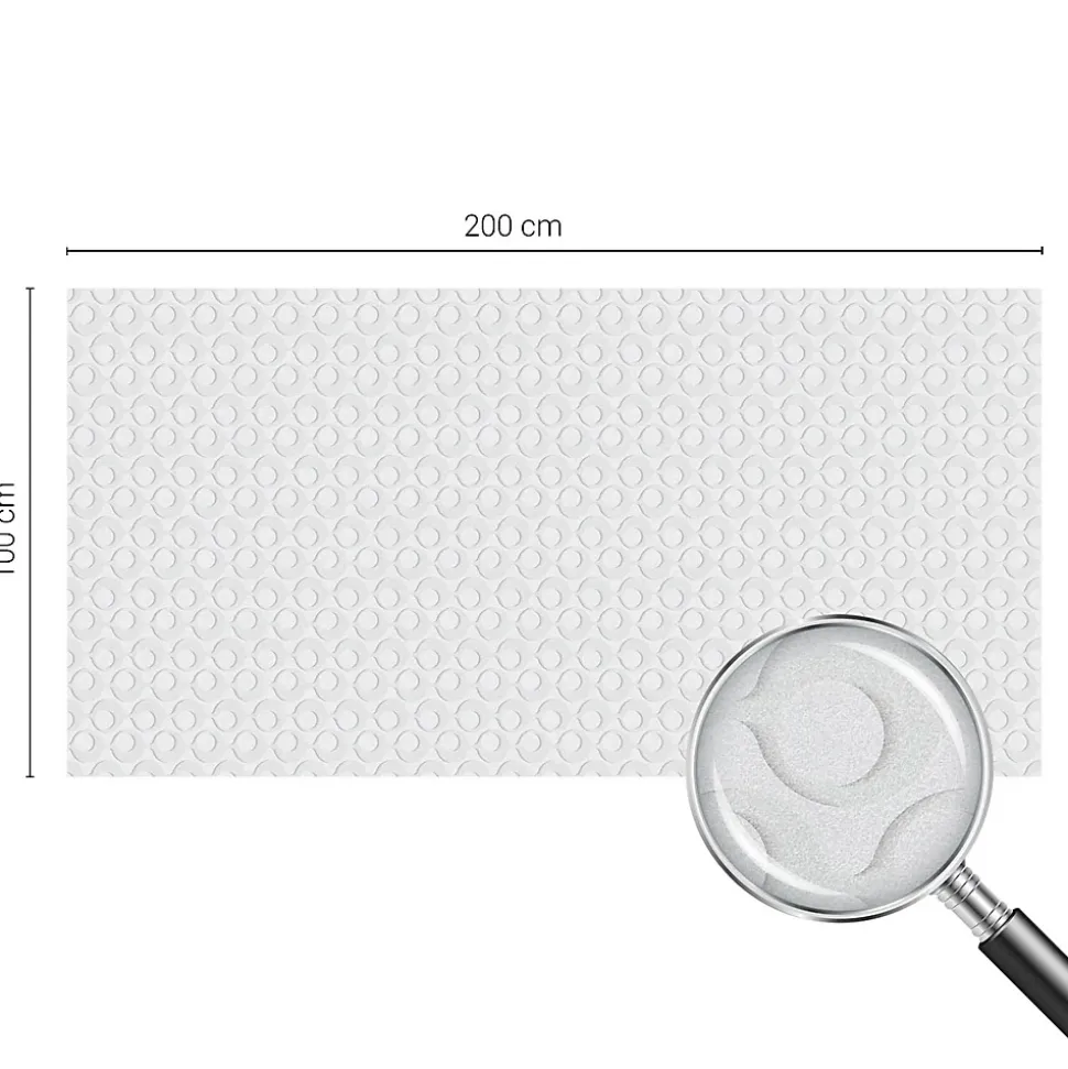Film décoratif pour vitre Wallfluent 200x100 cm décoratif vitrail Formes Géométriques 1 rol.