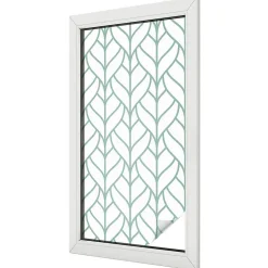 Film décoratif pour vitre Wallfluent 50x100 cm Protège efficacement l'intimité Symétrie Des Plantes 1 rol.