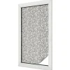 Film dépoli blanc adhésif Wallfluent 50x100 cm décoratif vitrail Feuilles Fleurs 1 rol.