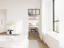 Imposte atelier en aluminium thermolaqué - L83 x H40 cm - Noir - BAYVIEW