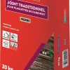 Joint pour plaquettes de parement intérieur et extérieur pierre Parexlanko poudre 20kg