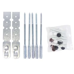 Kit de fixation pour pose en rénovation de fenêtre et porte fenêtre pvc