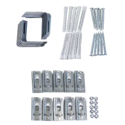 Kit de fixation pour pose en applique de fenêtre et porte fenêtre 100-120 mm