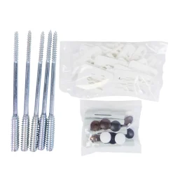Kit de fixation pour pose en tunnel et feuillure de fenêtre et porte fenêtre