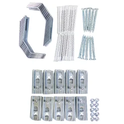 Kit de fixation pour pose en applique de fenêtre et porte fenêtre 140-160 mm