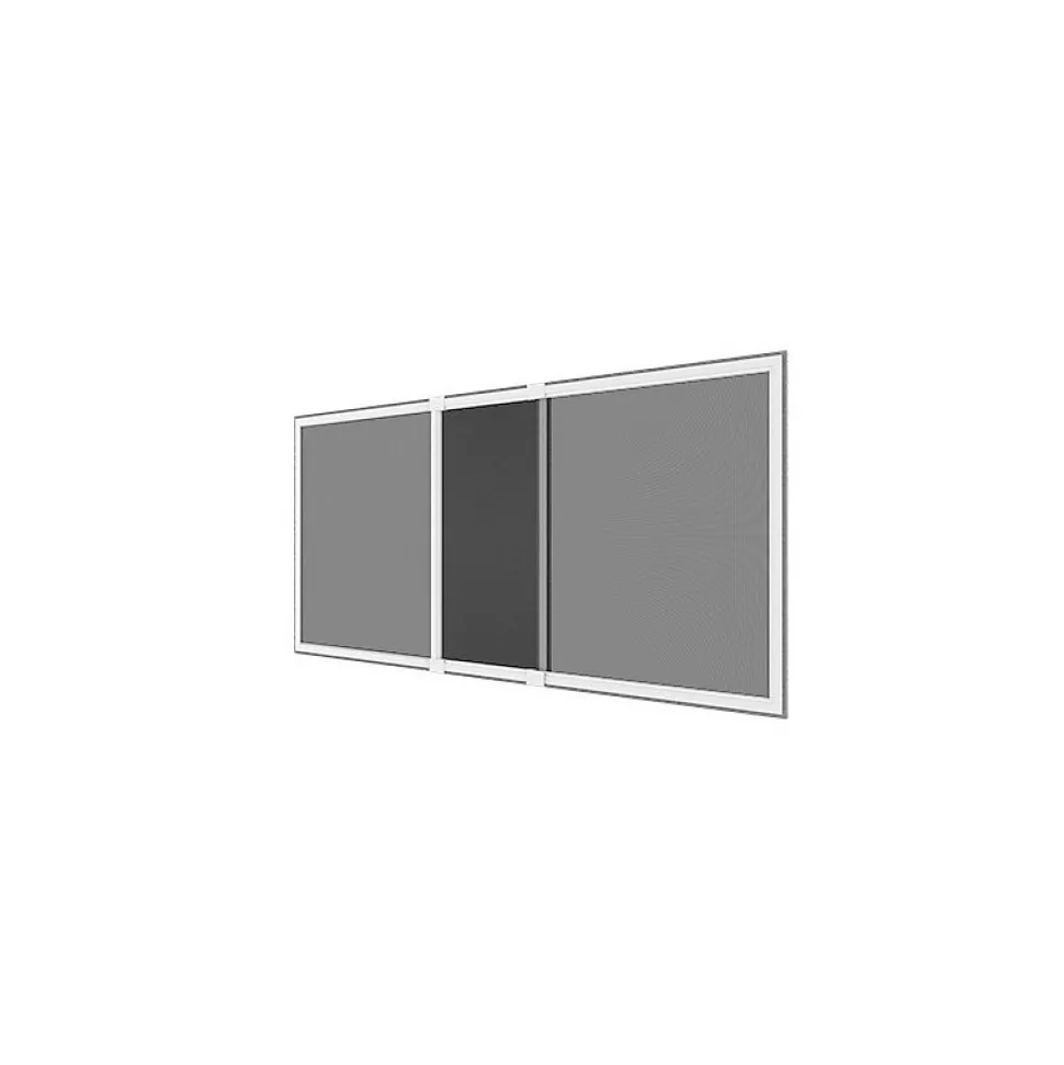 Kit moustiquaire extensible H 70 cm x L 100 cm alu blanc sans perçage