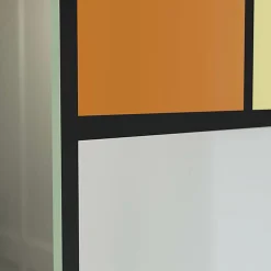 KIT Porte coulissante en verre + Rail à pince Noir Coffrage - MONDO OPAQUE - H. 204 x L. 93 cm - Fabrication Française AURYS NORMA