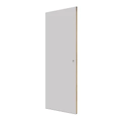 Kit porte coulissante MDF prêt à peindre 83 cm + Rail Optimum