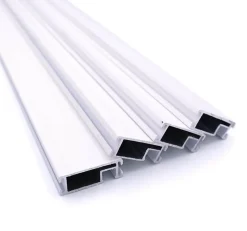 Lot 4 Profils Moustiquaire Cadre recoupable - Longueur 160cm - Alu Blanc