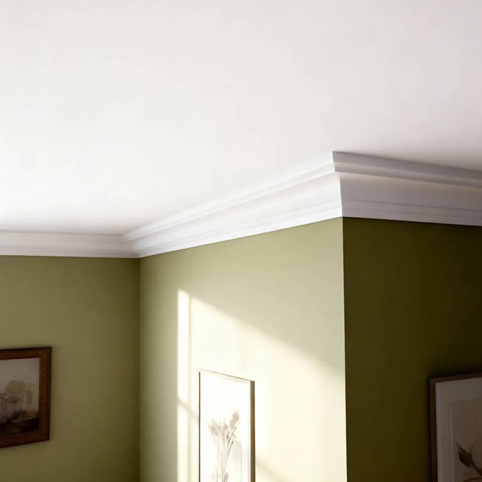 Lot de 20 (40ml) Corniches de Plafond décoratives - Versailles - 200x5x5 cm