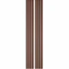 Lot de 2 Panneaux tasseaux bois 250 x 30 x 1,9 cm - terracotta/feutrine noir - 1,5m²