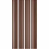Lot de 4 Panneaux tasseaux bois 250 x 30 x 1,9 cm - terracotta/feutrine noir - 3m²