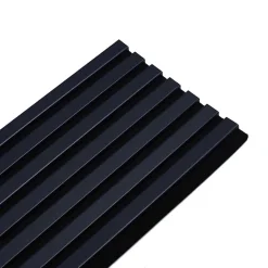 Lot de 2 Panneaux tasseaux bois 250 x 30 x 1,9 cm - bleu nuit/feutrine noir - 1,5m²