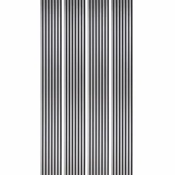 Lot de 4 Panneaux tasseaux bois 250 x 30 x 1,9 cm - alu/feutrine noir - 3m²