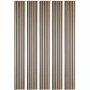 Lot de 5 panneaux tasseaux bois 250x30x1 cm - Pack Mur TV bois 150cm - Lamelles chêne clair véritable fond noir - 3,75m²