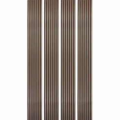 Lot de 4 Panneaux tasseaux bois 250 x 30 x 1,9 cm - rose gold/feutrine noir - 3m²