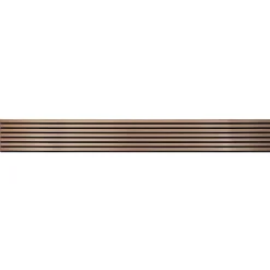 Lot de 4 Panneaux tasseaux bois 250 x 30 x 1,9 cm - rose gold/feutrine noir - 3m²