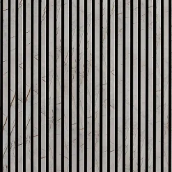Lot de 4 Panneaux tasseaux bois 250 x 30 x 1,9 cm - décor marbre gris/feutrine noir - 3m²