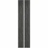 Lot de 2 Panneaux tasseaux bois 250 x 30 x 1,9 cm - décor marbre noir/feutrine noir - 1,5m²