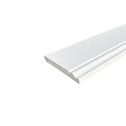 Lot de 5 Plinthes Style Prépeint MDF, L.2,44 m x l.10,8 cm x Ep.14 mm