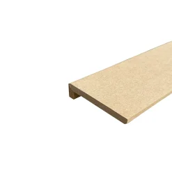Lot de 6 Surplinthes MDF, L.2.44 m x H.12.8 cm, Ep.22 mm