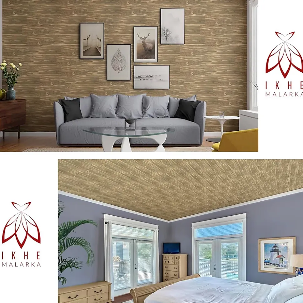 20m² - 120 pièces de panneaux polystyrène, panneaux de plafond, panneaux muraux, décors, imitation pour plafonds - PP-104