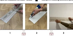 20m² - 120 pièces de panneaux polystyrène, panneaux de plafond, panneaux muraux, décors, imitation pour plafonds - PP-111
