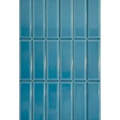 Mini Brick Ikon Pillow Blue Série Revêtement Porcelaine Premium 5x15cm