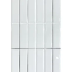Mini Brick Ikon Pillow White Série Revêtement Porcelaine Premium 5x15cm