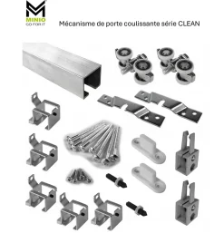 MINIO go for it porte coulissante CLEAN B 106 cm Portes de chambre, Blanc