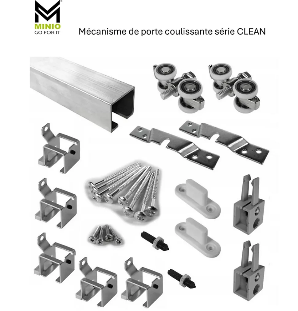 MINIO go for it porte coulissante CLEAN B 106 cm Portes de chambre, Blanc
