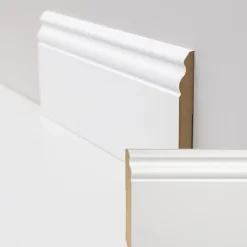 96ml de PLINTHE DUCAL PLINTHE en FIBRE DE BOIS COMPACT 140X15 BLANC
