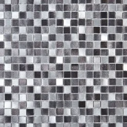 Mosaïque Alu - Gris - 1.5 x 1.5 cm