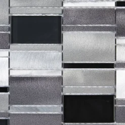 Mosaïque Alu / Verre - Gris - DECOON