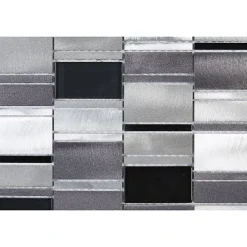 Mosaïque Alu / Verre - Gris - DECOON