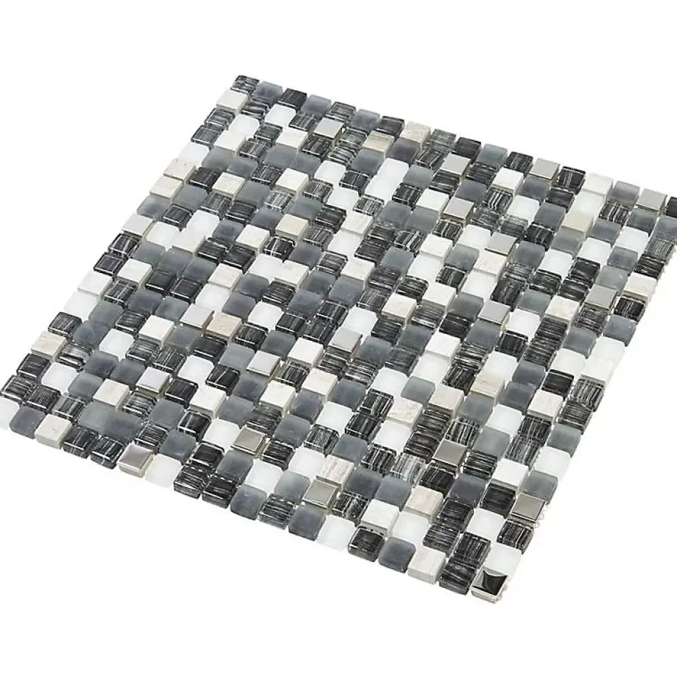 Mosaïque Pierre / Verre - 1.5 x 1.5 cm