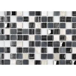 Mosaïque Pierre / Verre - 1.5 x 1.5 cm