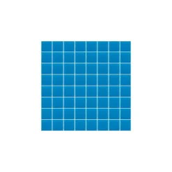 Mosaïque Pâte de verre UNICOLOR PISCINE CARRÉ couleur : Ebro Anti-dérapant Classe 3 boite de 1.54 m2