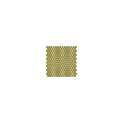 Mosaïque pâte de verre UNICOLOR HEXAGONE 2.6x2.2cm couleur : 337 Anti-dérapant Classe 3 boite de 2 m2
