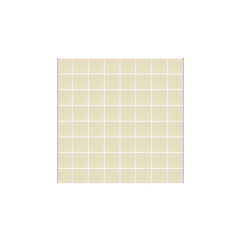 Mosaïque Pâte de verre UNICOLOR PISCINE CARRÉ couleur : Cares Anti-dérapant Classe 3 boite de 1.54 m2