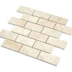 Mosaïque Travertin - Beige Adouci - Barrettes