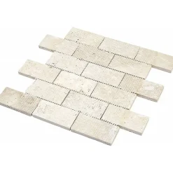 Mosaïque Travertin - Beige Adouci - Barrettes