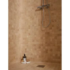 Mosaïque Travertin - Beige - 4.8 x 4.8 cm