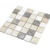 Mosaïque Travertin - Mix Gris - 4.8 x 4.8 cm