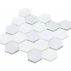 Mosaïque Verre - Mix Brown Déco - Hexagones
