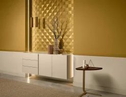 Moulures - Design moderne - NMC FL1 WALLSTYL - Blanc - 2m